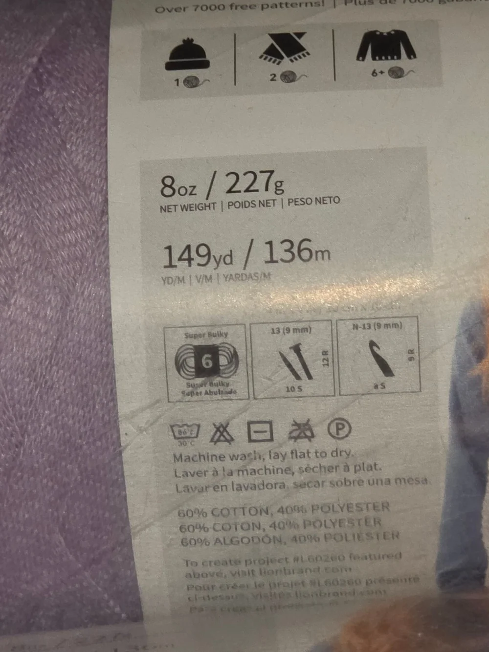 Discontinued Lion Brand Fast-Track Yarn – Purple Train – Lot of 3